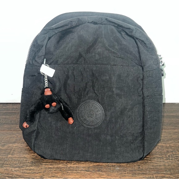 NWT Kipling Ferris Backpack Black TONAL Bag RT $99 K12392